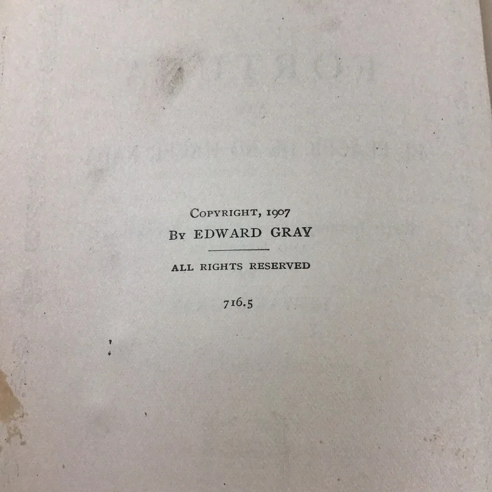 Fortuna‎ Escrich By Edward Gray Vintage Antique Hardback Circa 1907